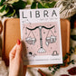 Libra Cat Zodiac Star Sign Print (unframed)