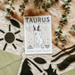 Taurus Cat Zodiac Star Sign Print (unframed)