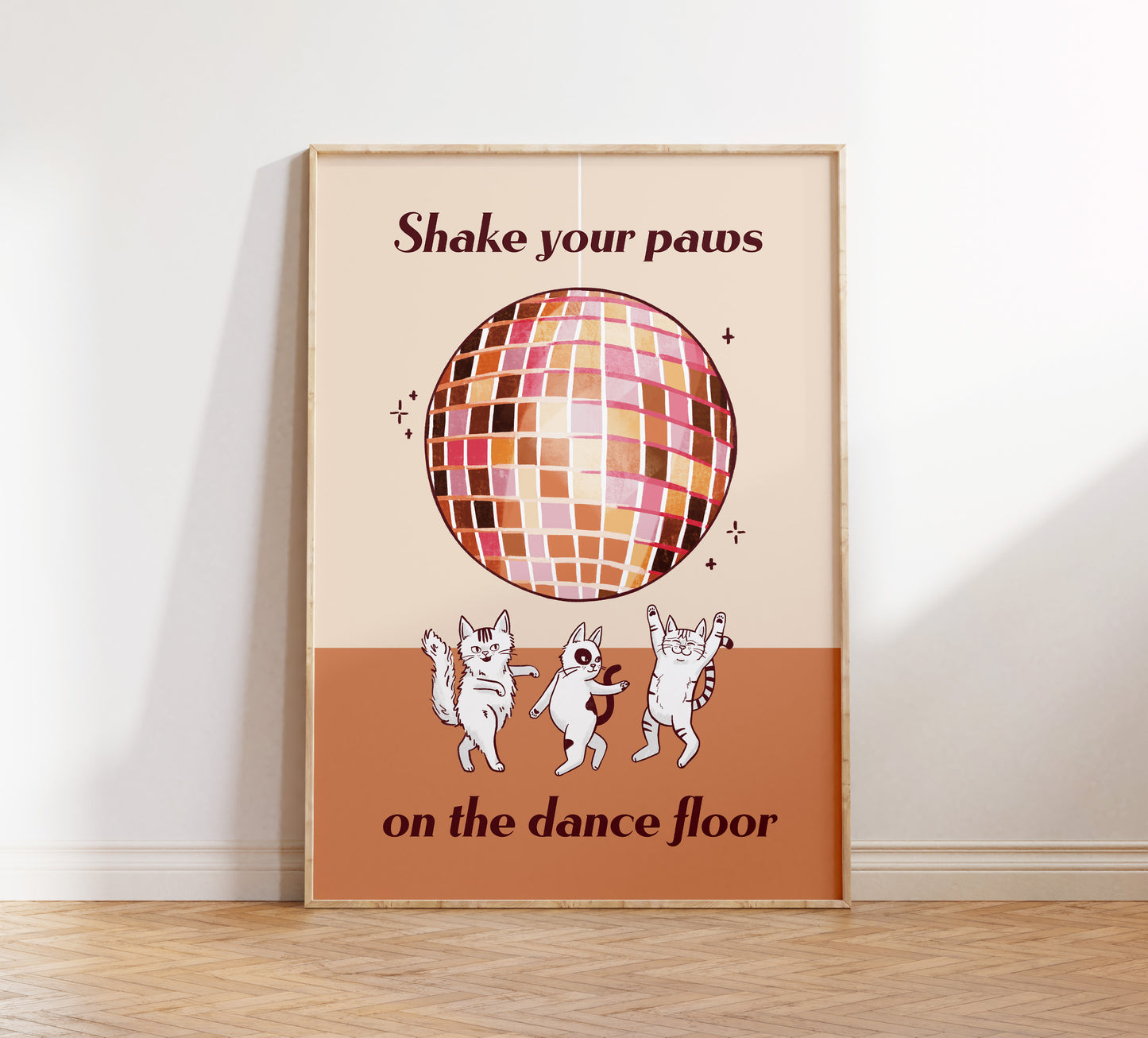 Shake Your Paws on the Dance Floor Print (unframed)