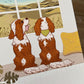 Personalised Dogs Watching the Birds Outside the Window Print (unframed)