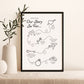 Personalised Love Story Path Print (unframed)