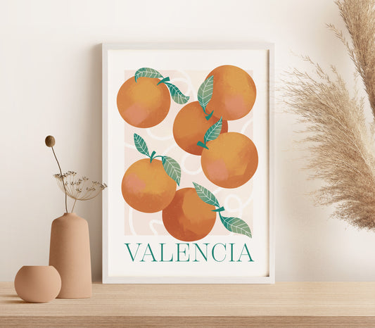 Valencia Oranges Art Print (unframed)